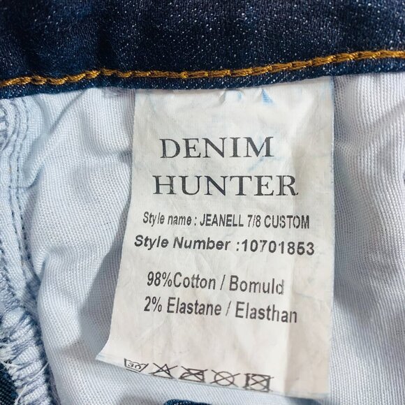 Dark blue wash womens denim jeans for women by Denim Hunter size 28 - Picture 15 of 16